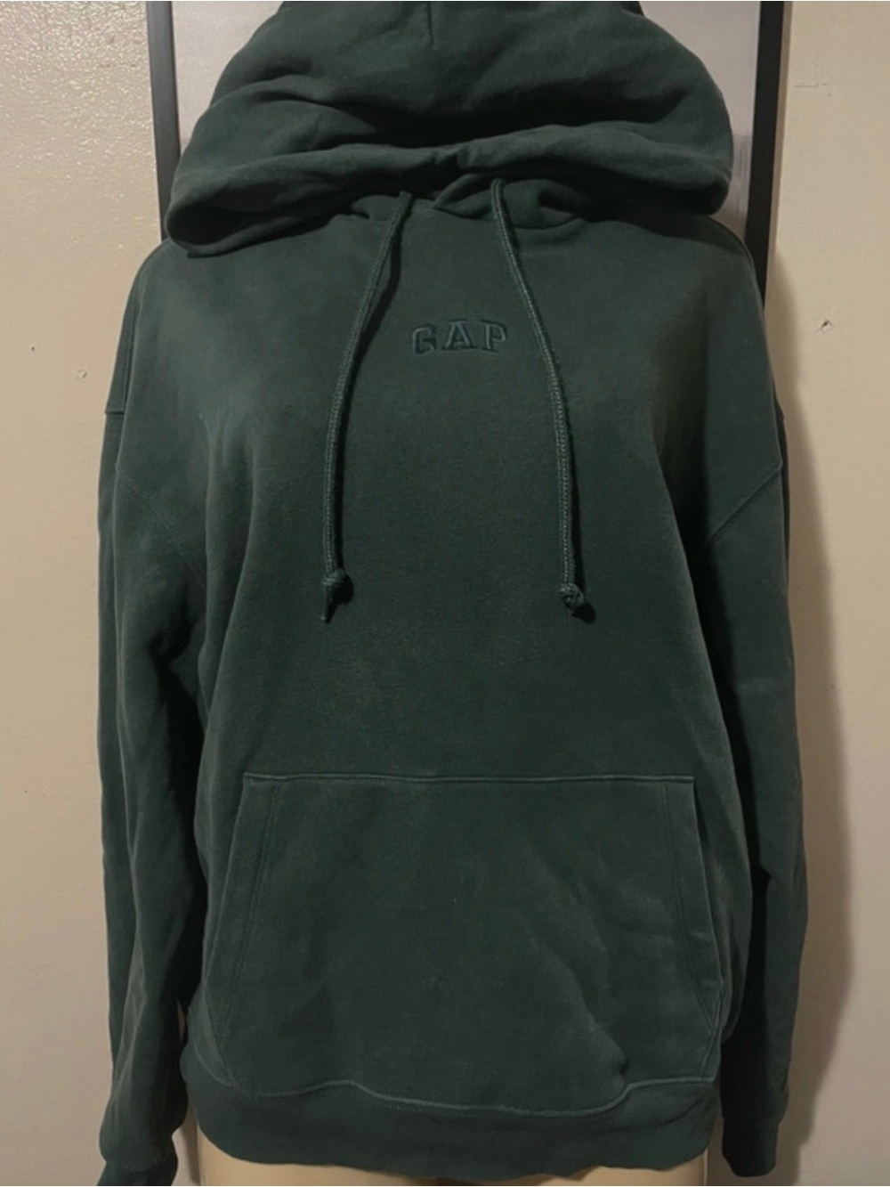 GAP Vintage Soft Hoodie in Dark Green